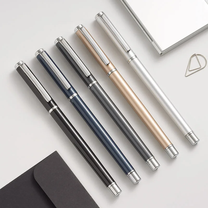 Manufacturers Supply High-grade Metal Signature Pen Business Advertising Custom Logo Laser Engraving Gel Pen