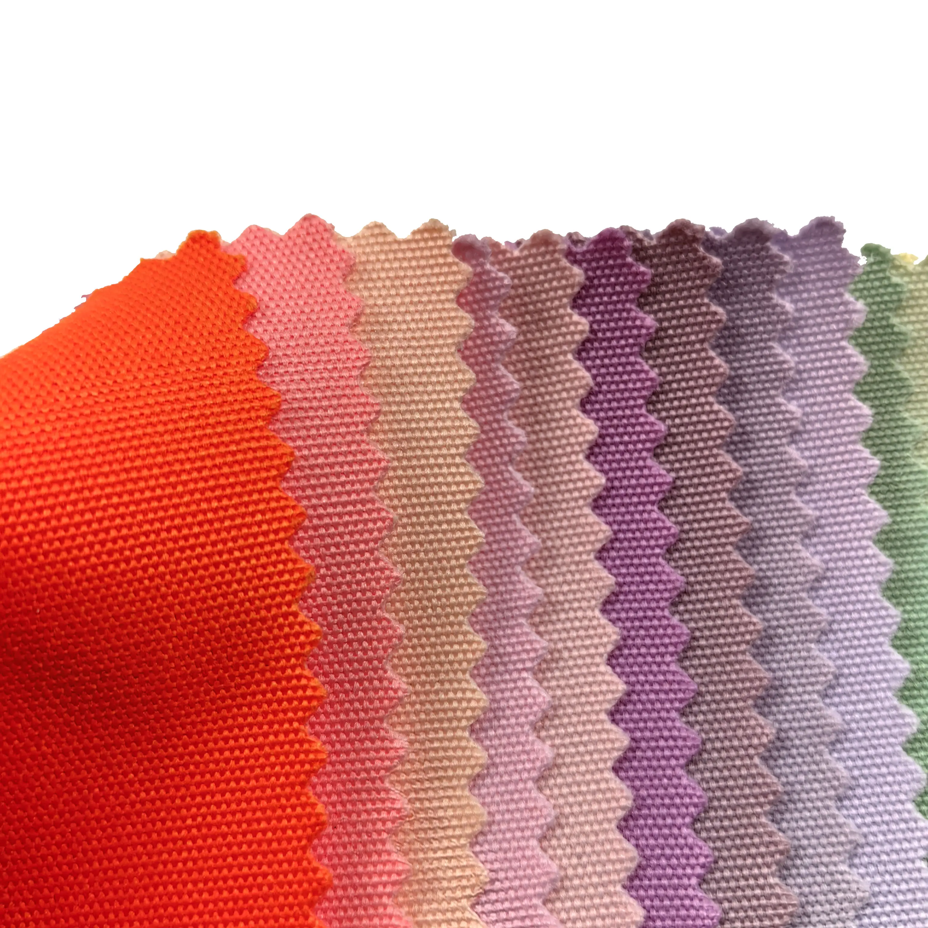 In Stock MOQ 100 Meters Waterproof Backpack Fabric 600D Oxford Fabric Waterproof PU Coating Tent Material