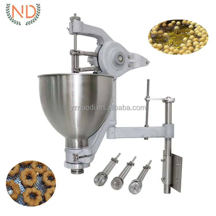 small Turkish lokma donut ball making machine ball shape pon de ring donut maker machine