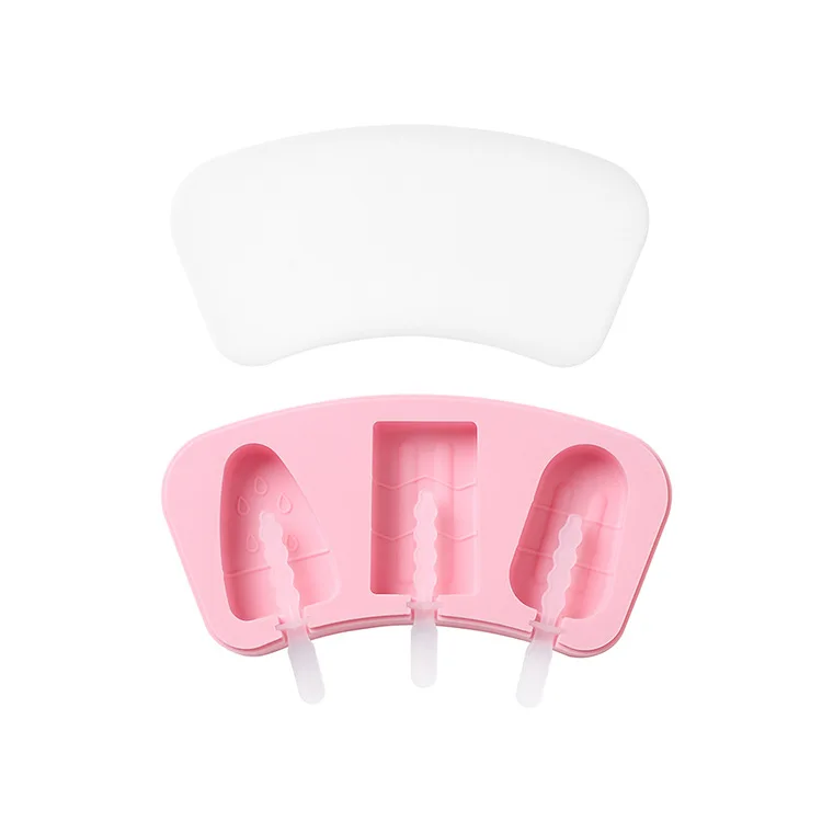 Popsicle Molds Cake Pop Mould Easy Release Cakesicle Molds Silicone Ice Pop Molds with 50 Wooden Sticks for DIY Ice Popsicle/