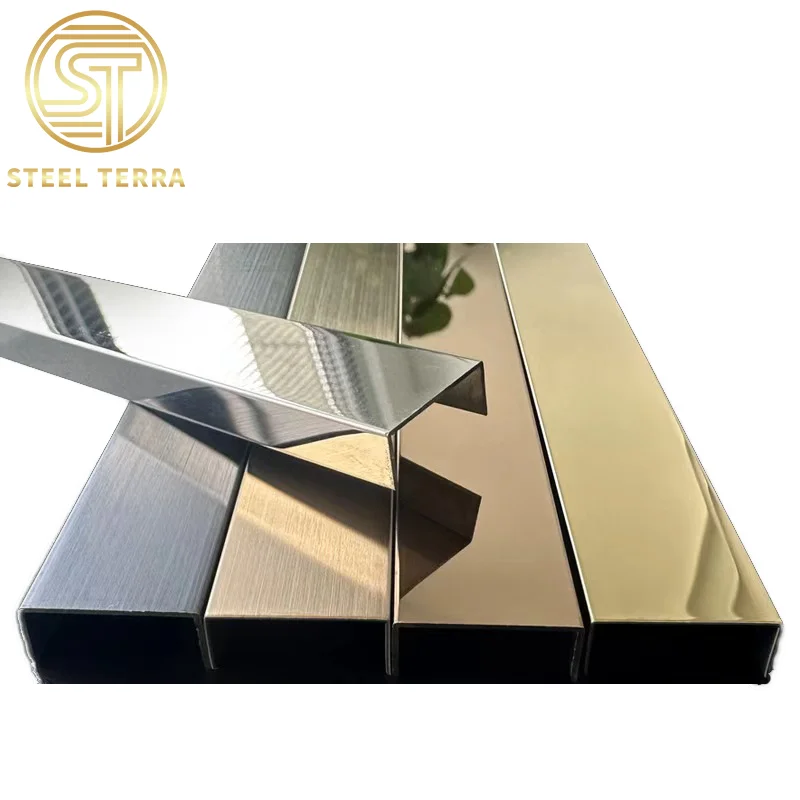 Настраиваемый современный дизайн 8K зеркальная керамическая плитка настенная декоративная окантовка из нержавеющей стали отделка молдингов