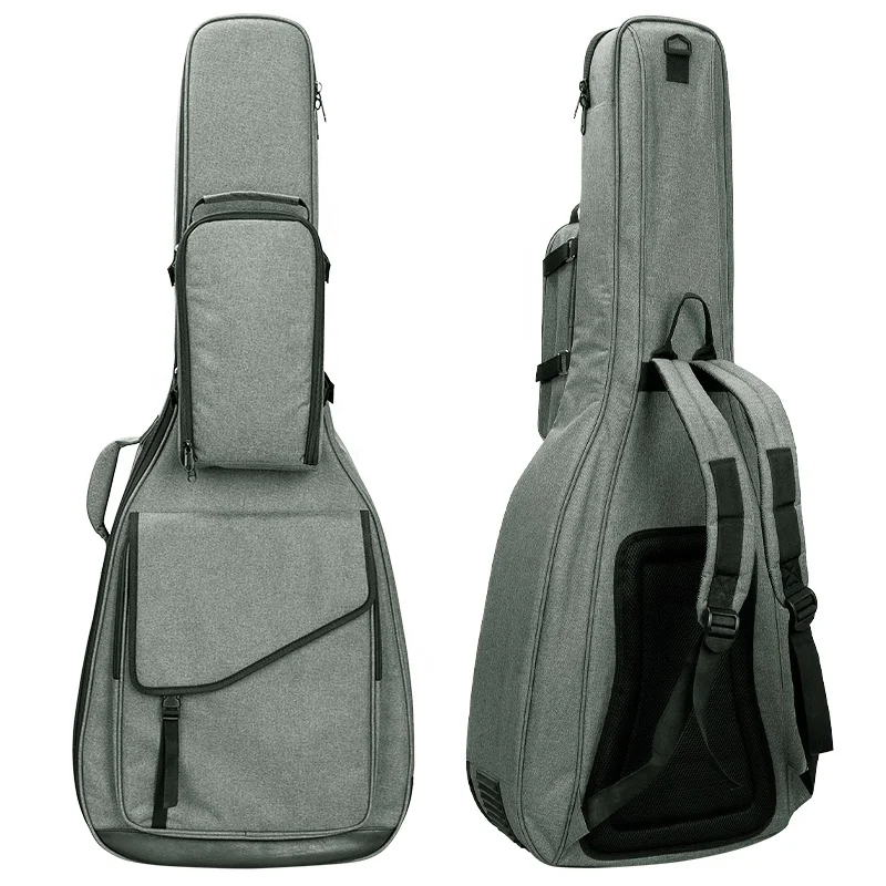 Factory 20mm Padding Guitar Shaped Gig Bag Musical Instrument Bag Custom
