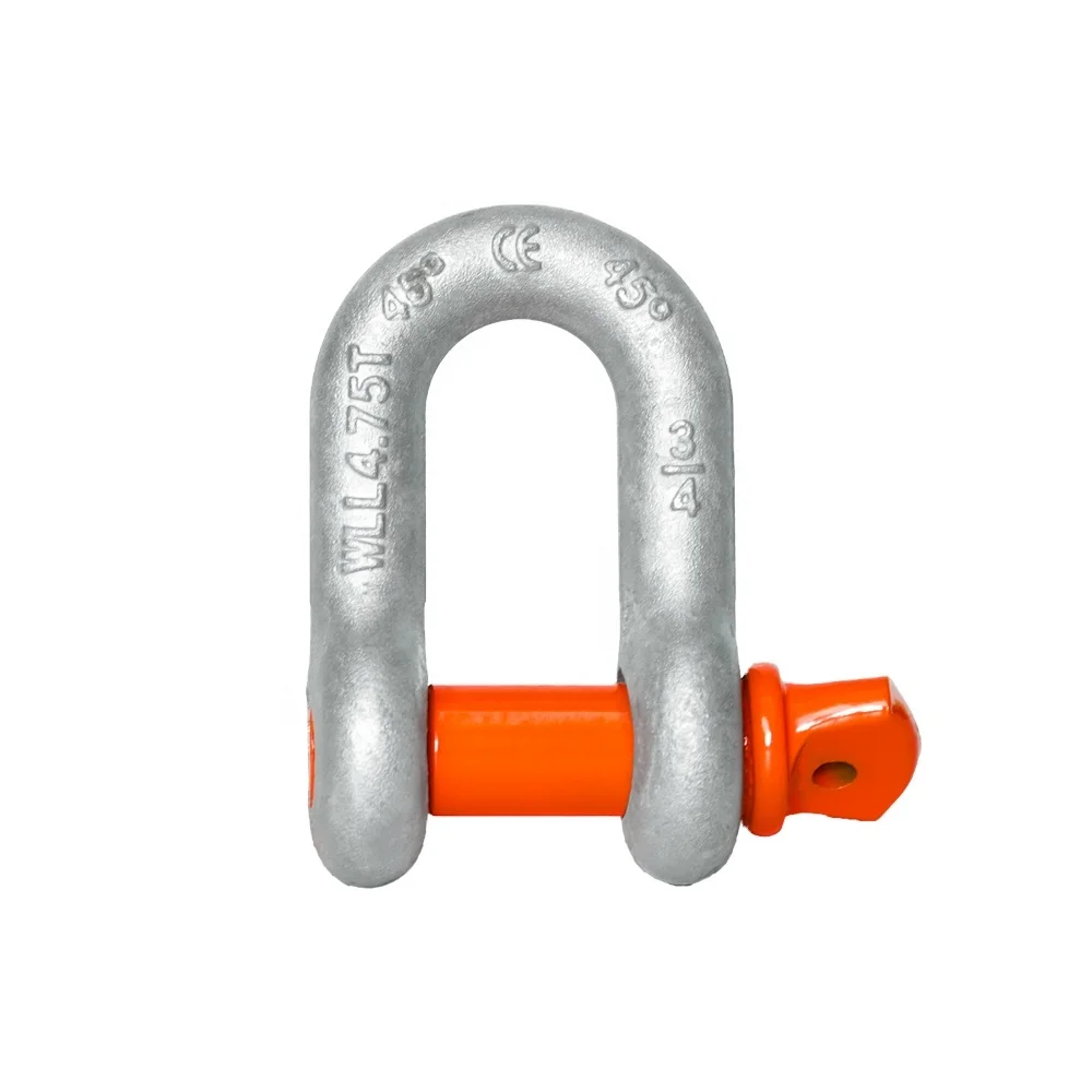 TOYO-INTL hot sell G209 G210 G2130 G2150 US  screw pin anchor bow/d shackle US 6time Hot ash zinc plating