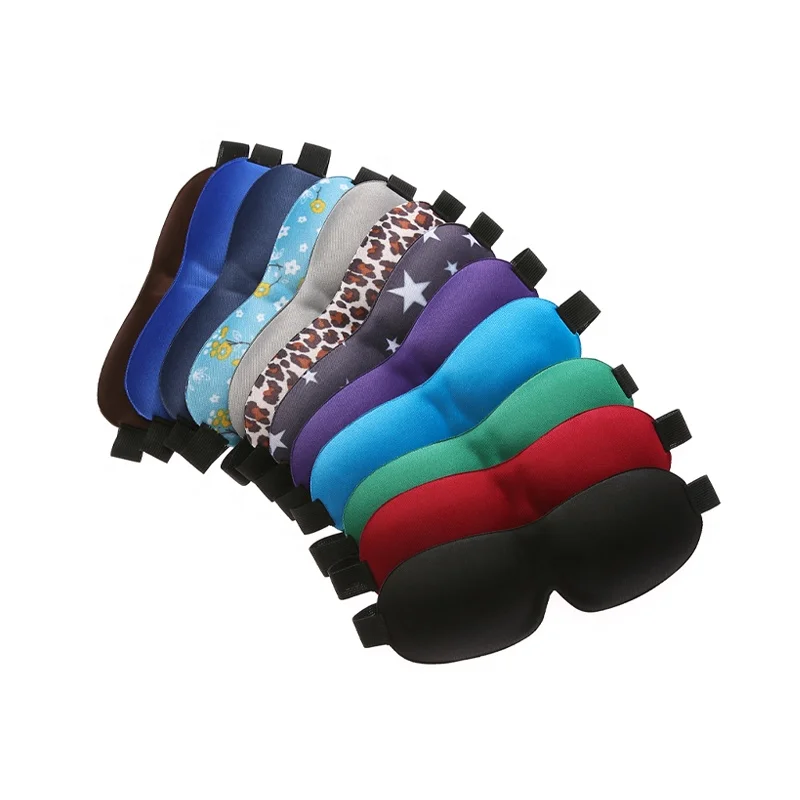 Factory Customization 3D Sleeping Eye Mask High Resilient Sponge Lightweight And Comfortable Travel Blindfold