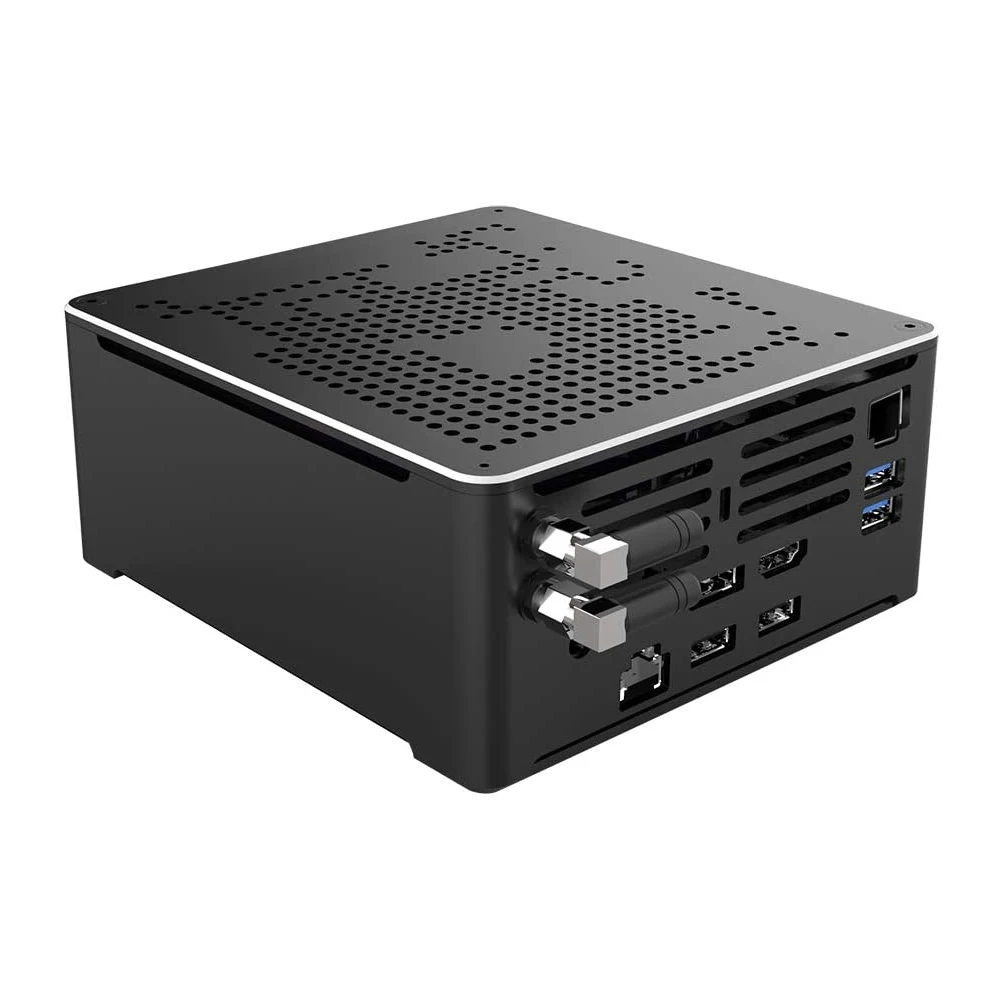 
Partaker Xeon E2276M E2286M i9 Mini PC 2 Lan Win 10 2*DDR4 2*M.2 NVME AC WiFi Gaming Desktop Computer 4K DP HD 