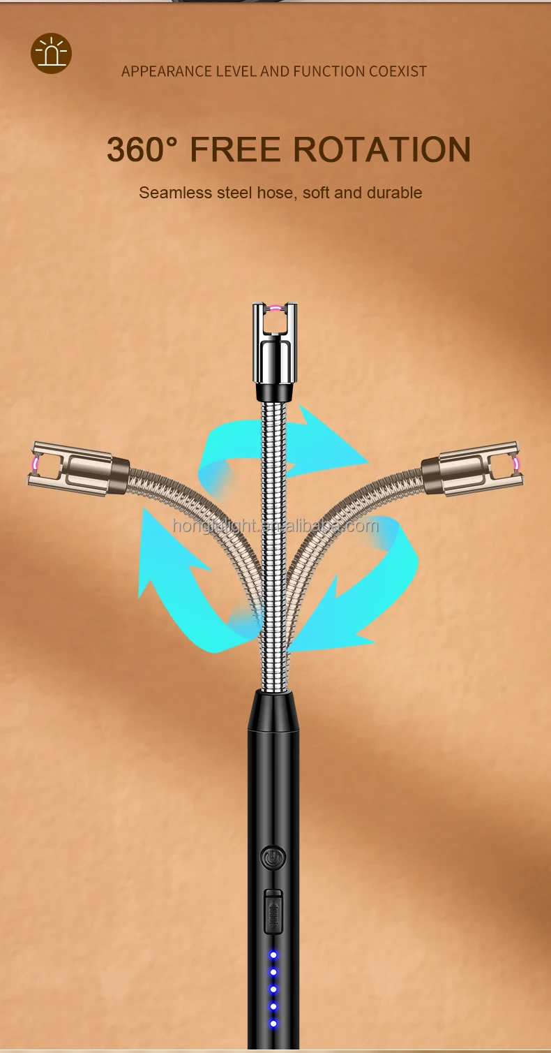 Аккумуляторная электрическая зажигалка для барбекю с USB-кабелем
