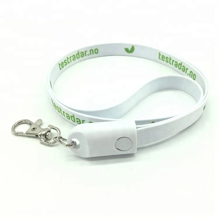 Cheap promotional Gift Custom Design Gift Neck Strap Lanyard 3 in 1 USB Cable For Micro Type C For Iphone