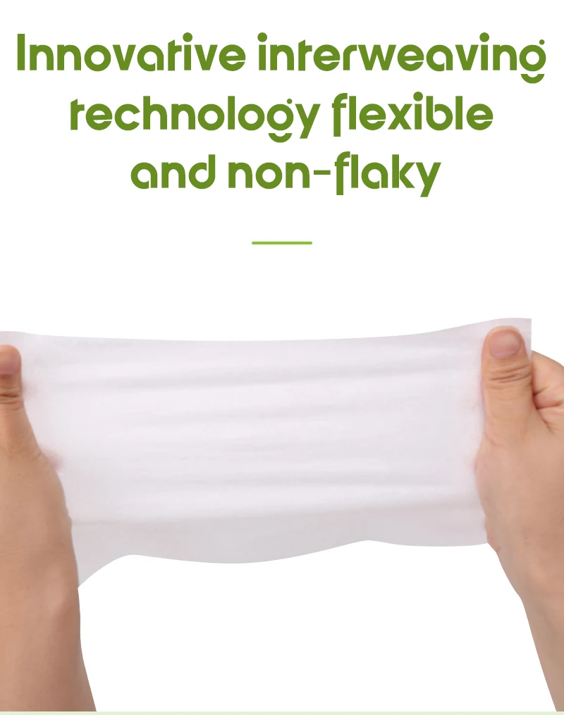 100% Biodegradable Bamboo Disposable Cloth Diaper Liners 19x28cm Flushable Nappy Liners Roll 100 Sheets Per Roll