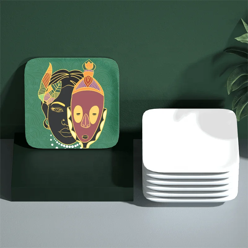 11' The Middle East religious folk design square melamine tray melamine plates dinner plate melamine tableware