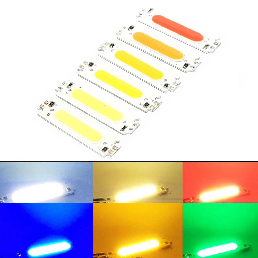 60x15mm 2W DC 12V China All Color  DIY  Lamp Bulb 60MM Lights COB LED Module