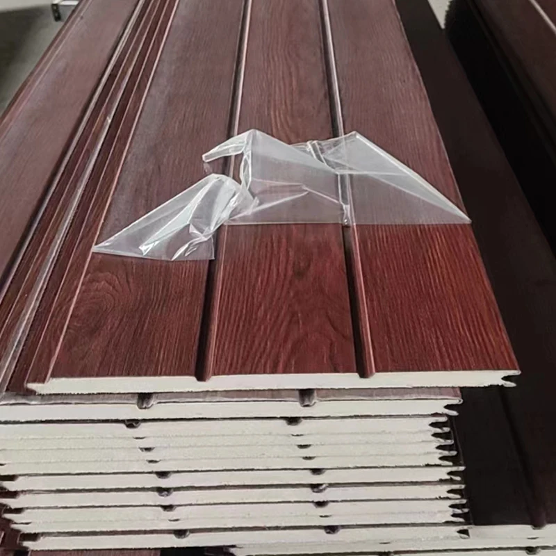 Sandwich panels wall metal sheets PU stone siding for house