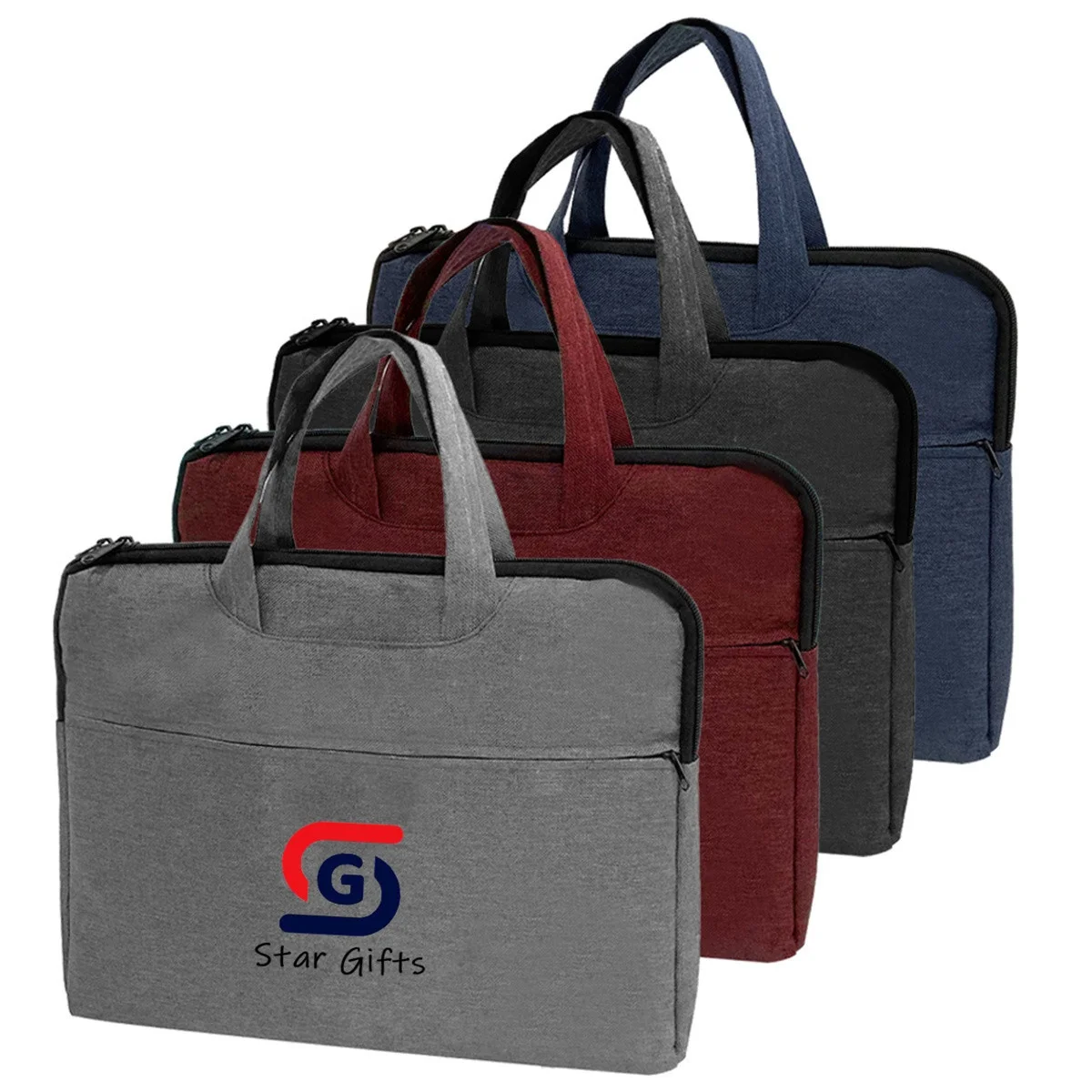 Custom Logo Waterproof Unisex 13/14/15 Inch Computer Handbag Tote Bag Laptop Sleeve Bags for Business Work