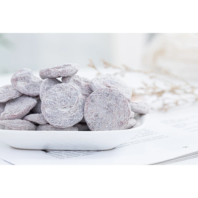 Factory Hot Sale Seedless Li Hing Mui Plum Huamei Umeboshi Japanese Pitted Prune Tangerine Peel dried fruit preserved Plum