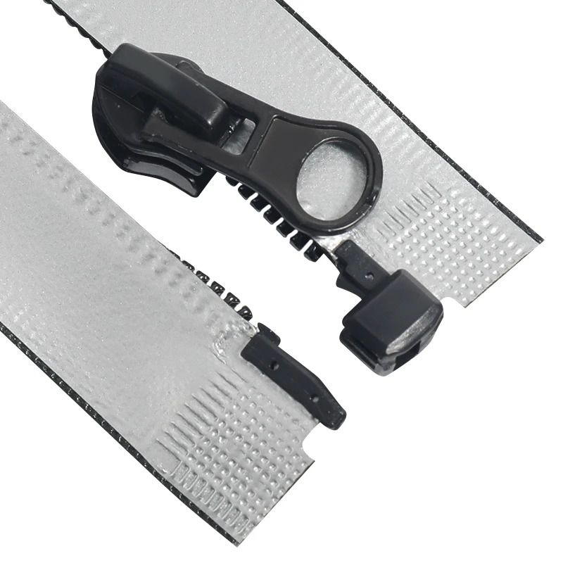 OCO Reflective zipper #3 #5 #7 #8 nylon drysuit zipper Pvc Tpu Pu Customized Waterproof Zippers For Raincoat Clothes