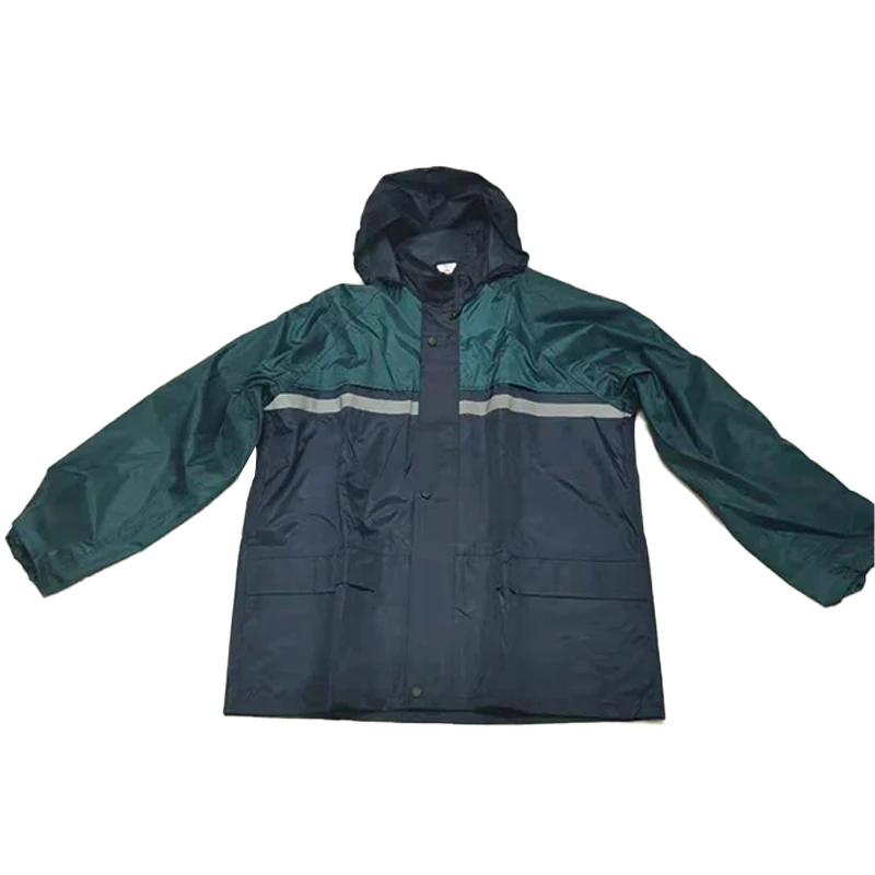 Customized Best Price Full-Automatic Pvc Sylver Lining Sff-9210 Rain Suit Adult Waterproof Foldable Raincoat