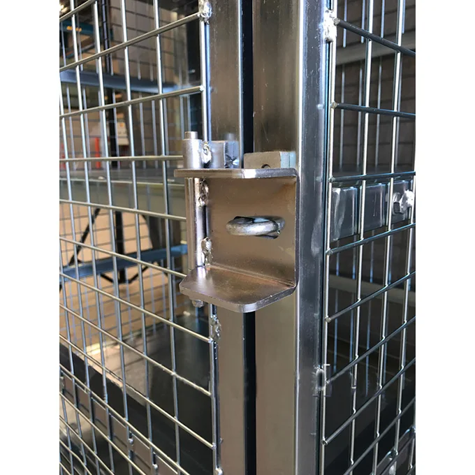 Outdoor -Horizontal Storage Steel & Mesh Gas Cylinder Cage Propane Tank Cages