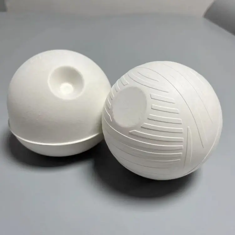 Eco friendly  Molded Paper Pulp Christmas Tree Decoration Ball Gift Ornament Ball