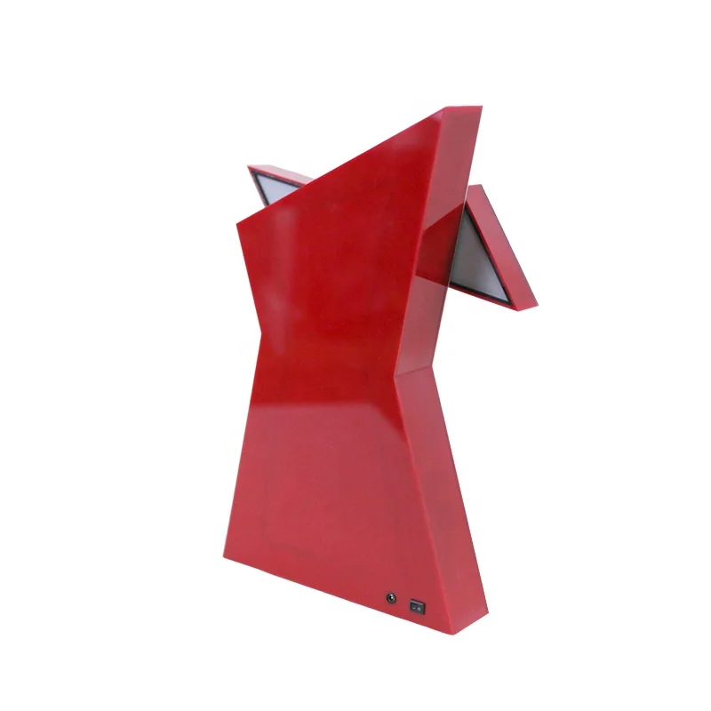 Xianhui Custom Design Wine Poster Promotion Display With LED Bottle Holder Billboard Advertising Wine Acrylic Display Rack