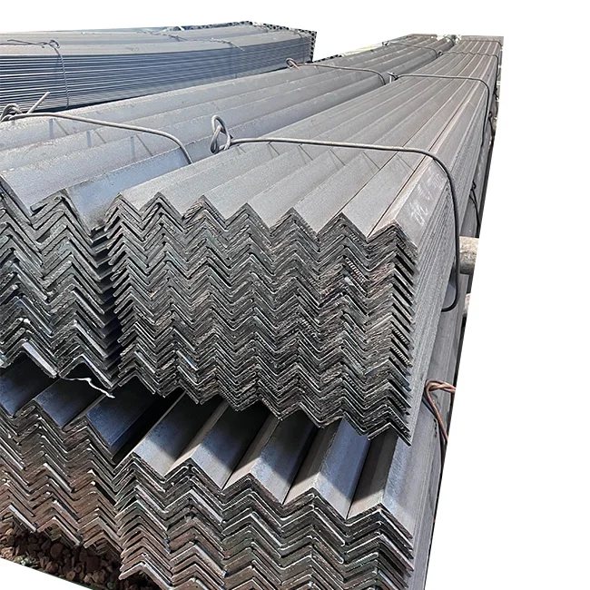 ASTM q345 types of carbon steel equal angle price per kg iron angle steel bar