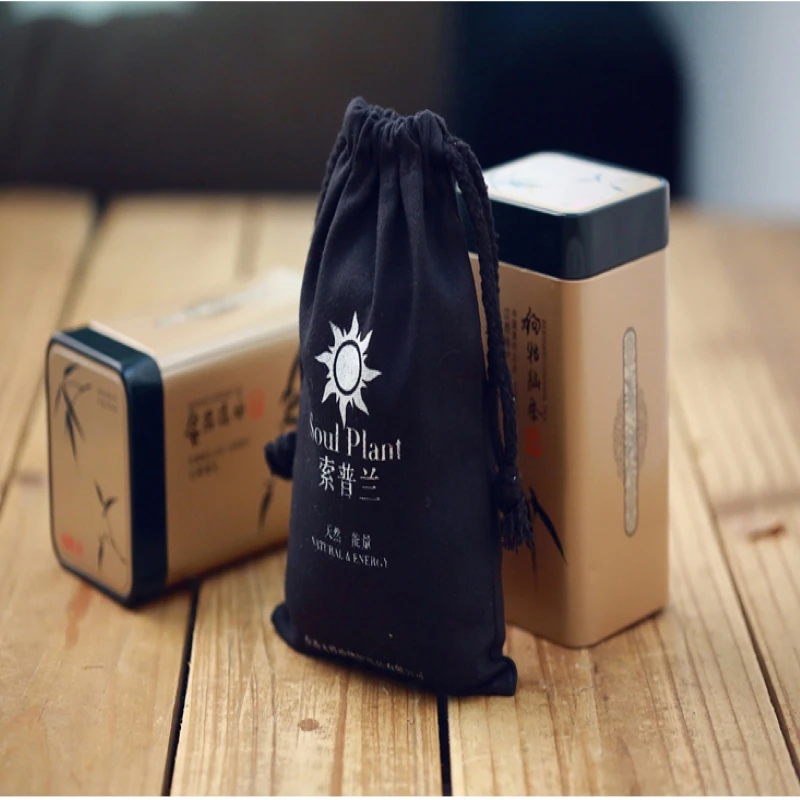 Direct Manufacturer cotton jewelry pouch cotton gift pouch cotton drawstring pouch bag custom logo for jewelry Iphone 5