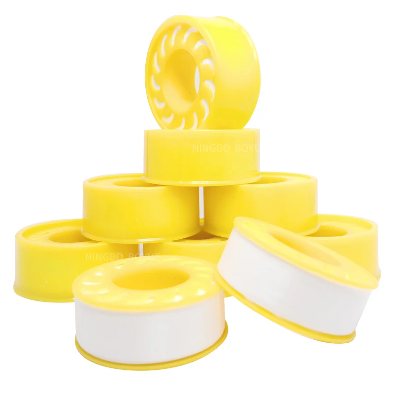 High quality 12mm PTFE pipe thread sealing tape for plumbing tools and equipment Factory supply ptfe thread seal tape