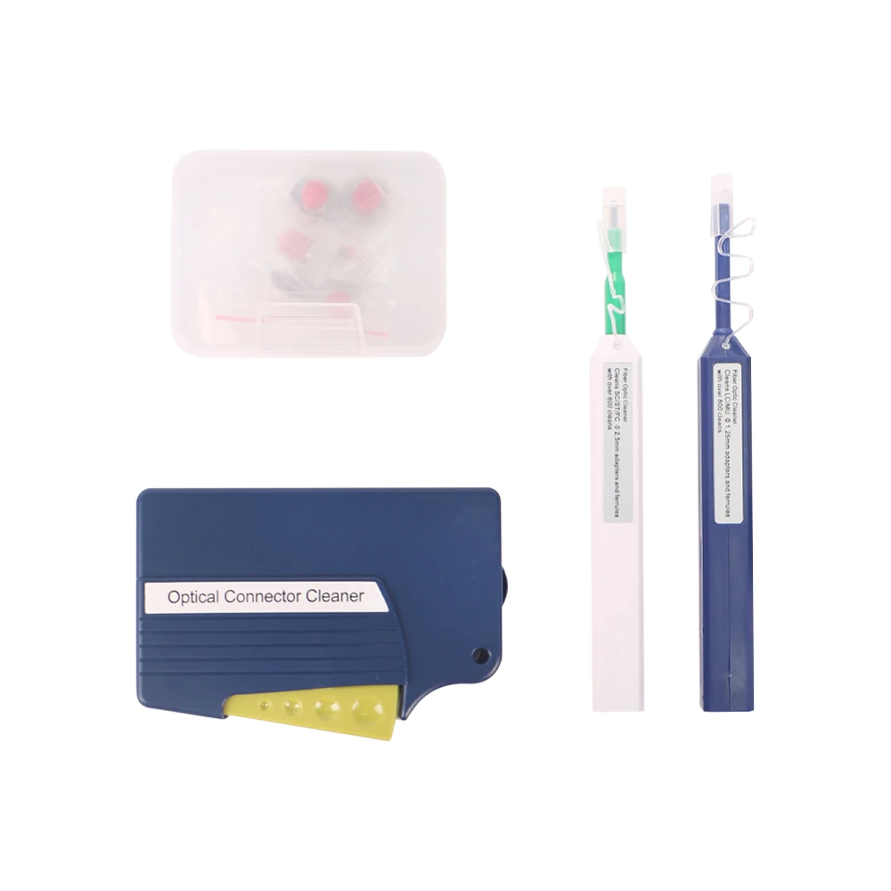 FCST210407 Deluxe Quad Optical Loss Fiber Optic Test Toolkits For FTTH FTTX Telecom Network Repair And Accepting