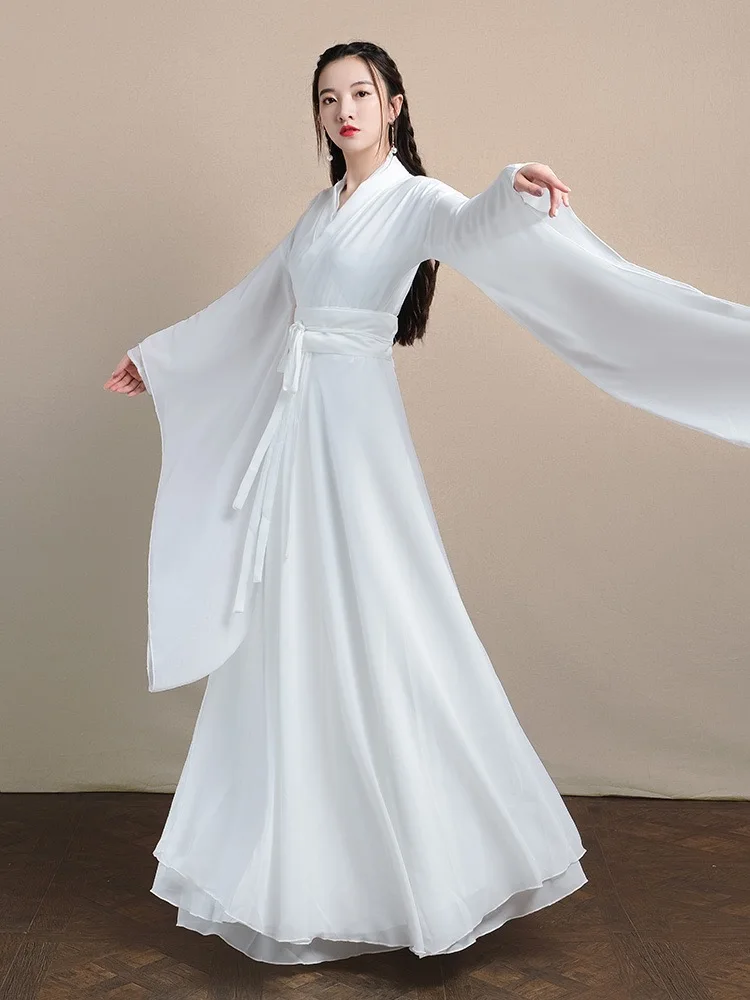 Chinese traditional costume hanfu Costume of ancient TV series Art photography Stage show Fairy clothing