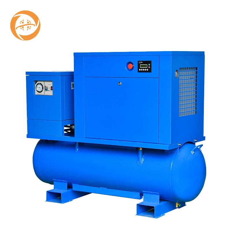 7.5kw 11kw Diesel Electric Permanent Magnet Screw Air Compressor Energy Saving High Efficiency
