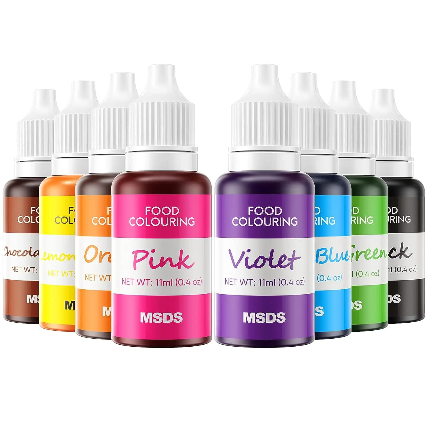 Colors Cake Food Coloring Liquid Vibrant Colors Edible Food Dye for Cake Decorating, Baking, Easter Egg,Fondant, Icing
