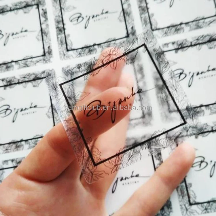 Customized Reverse Clear Sticker Reverse Printing Sticker Car Window Decal Sticker