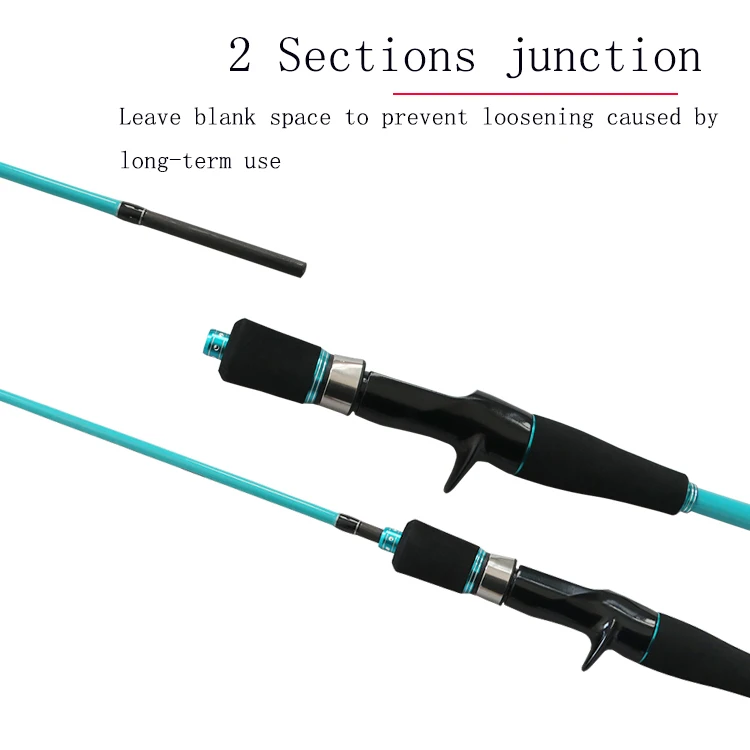 WeiHai  factory prices 1.35m-1.83m deep sea light Slow Jigging solid Fishing Rod 20# sea boat  Pitch rods