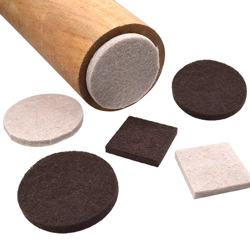 Customized Furniture Felt Pads Strong Adhesives Chair Leg Floor Protection Pads Felt Foot Pads
