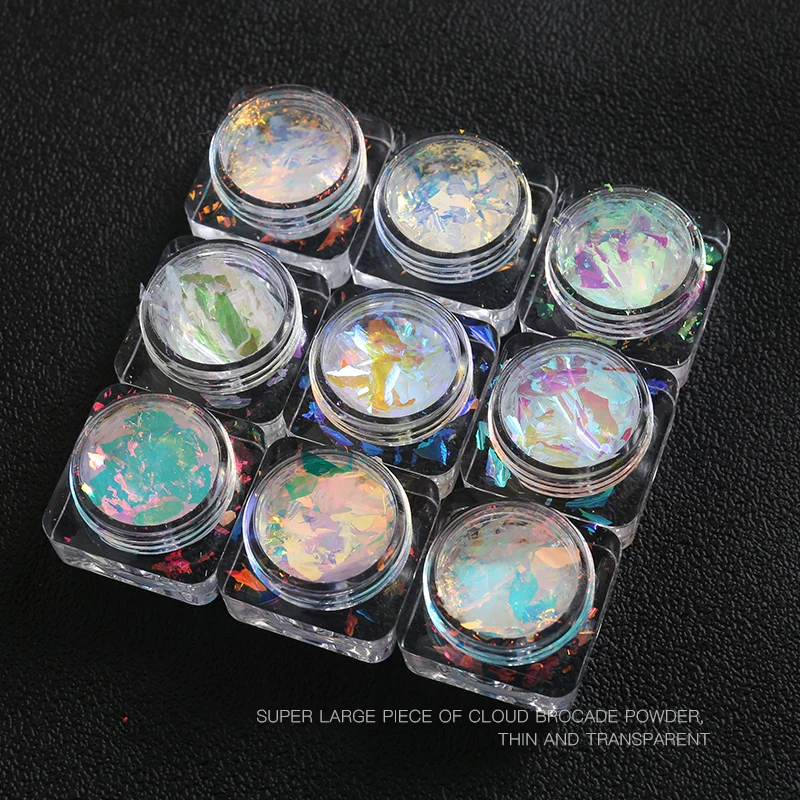 Free Samples High Transparency Chameleon Flake Pigment Opal Flakes Powder
