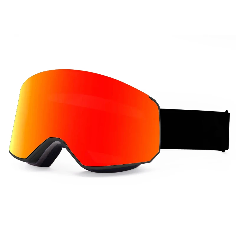 New Design 2 in 1 Low MOQ custom logo anti-fog snow Googles men women ski glasses snowboard goggles custom magnetic ski goggles