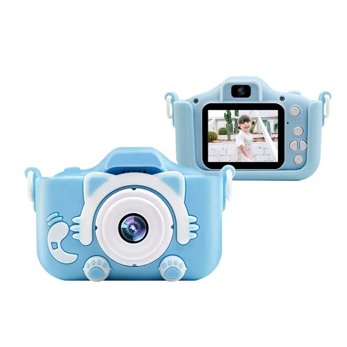 YMX CAX5S Hot Amazon Mini Rechargeable Kids Digital Photo Video Selfie Cartoon Toy Dual Camera Camcorder for Child Children