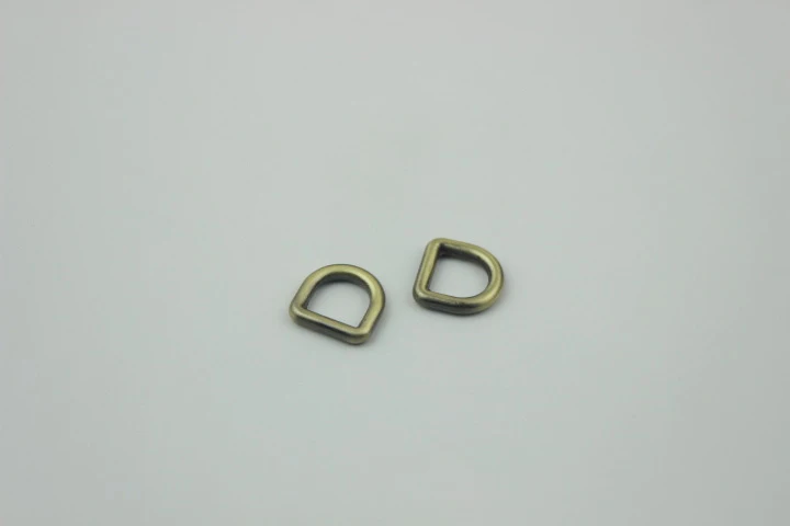 Custom Diy high quality Bag Accessories Metal D Ring buckle For Bags