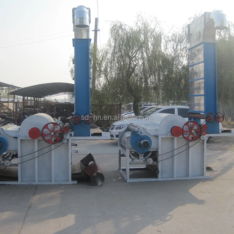 Textile waste recycling machine opens all kinds of waste fabrics into fibers Opening machine  cleaning machine turn into yarn