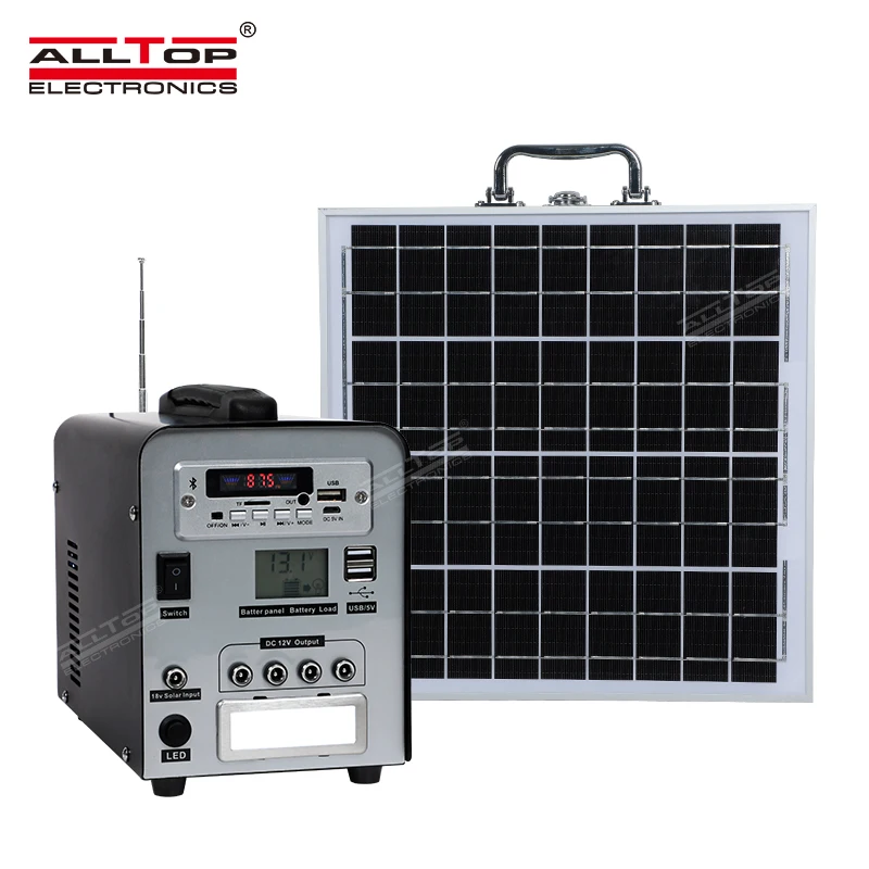 ALLTOP Factory Wholesale Custom Made Design Home Solar Power System 40w Solar Kit off Grid Solar Power System