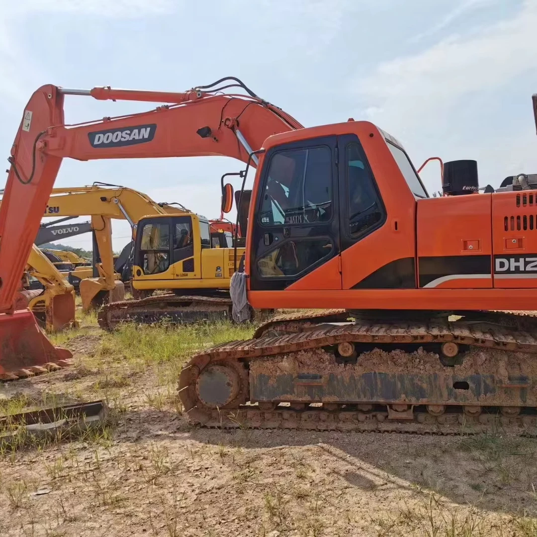 Тяжелая Землеройная техника Корейская оригинальная б/у Doosan 20 тонн DH225 экскаватор для продажи