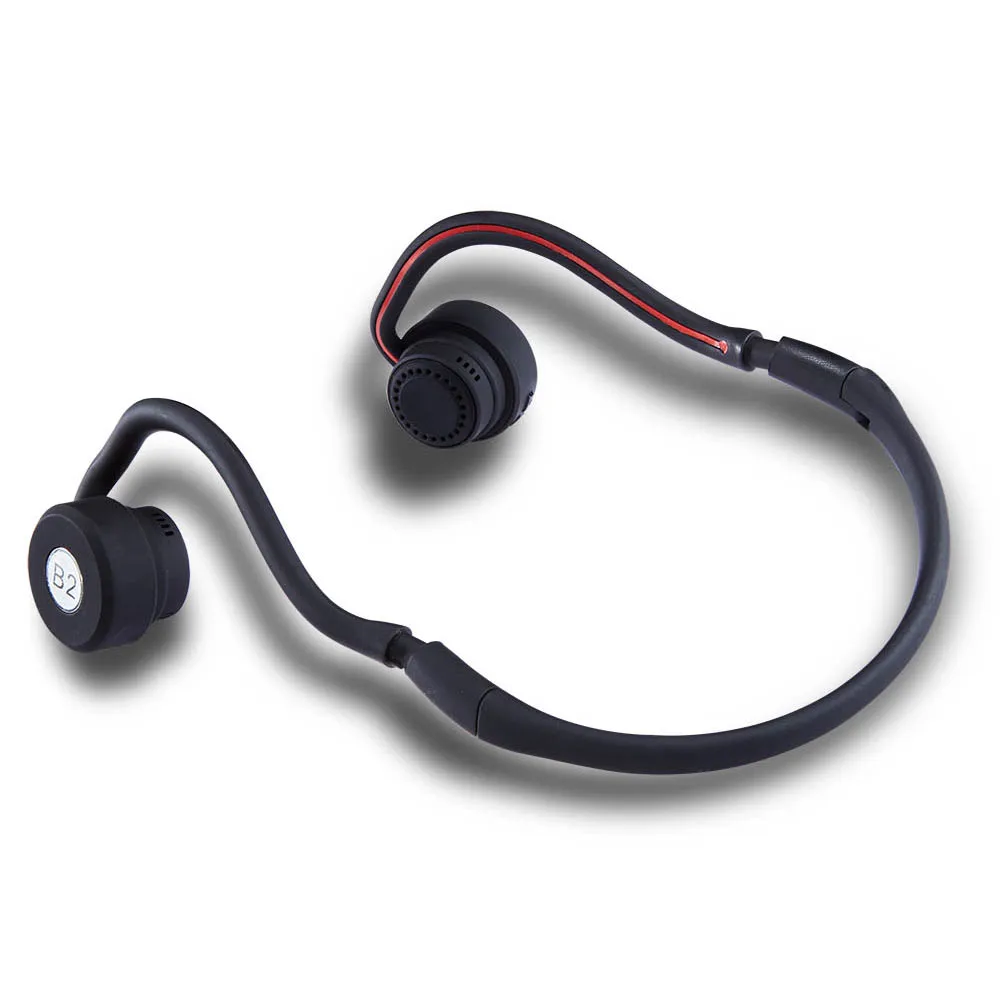 
Earfree foldable neckband bone conduction blue-tooth earphones open ear wireless bone conduction sport headphones 