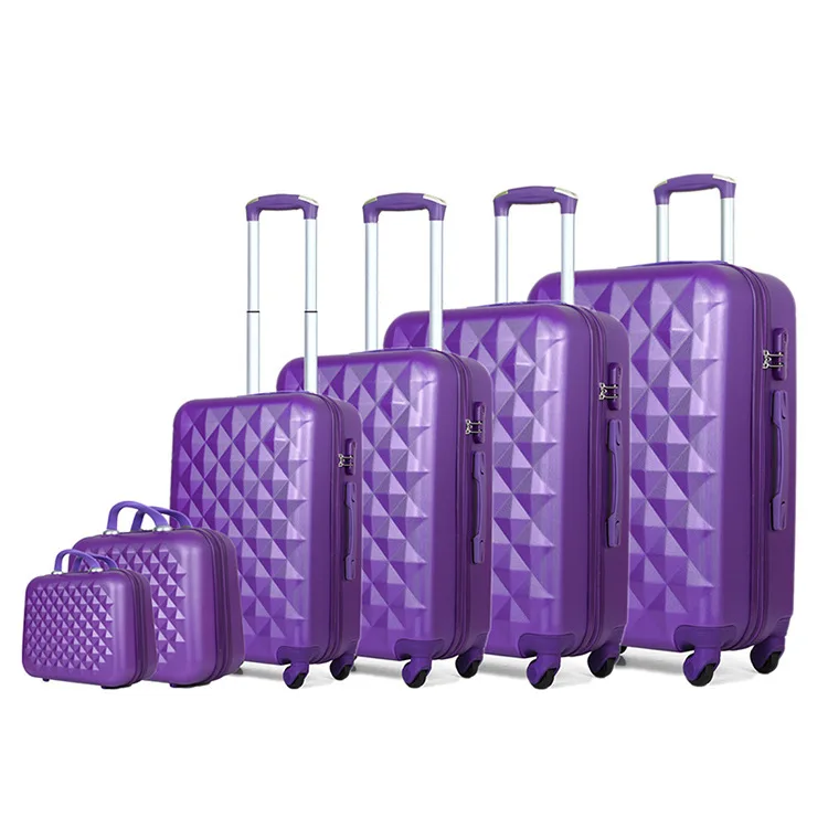 3/4/6 Piece Trolley Luggage Sets 360-degree Wheels Luggage ABS PC Luggage bag