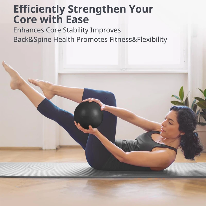 Hot sales factory direct manufacture yoga exercise custom honeycomb anti-burst  25cm mini pilates ball with logo