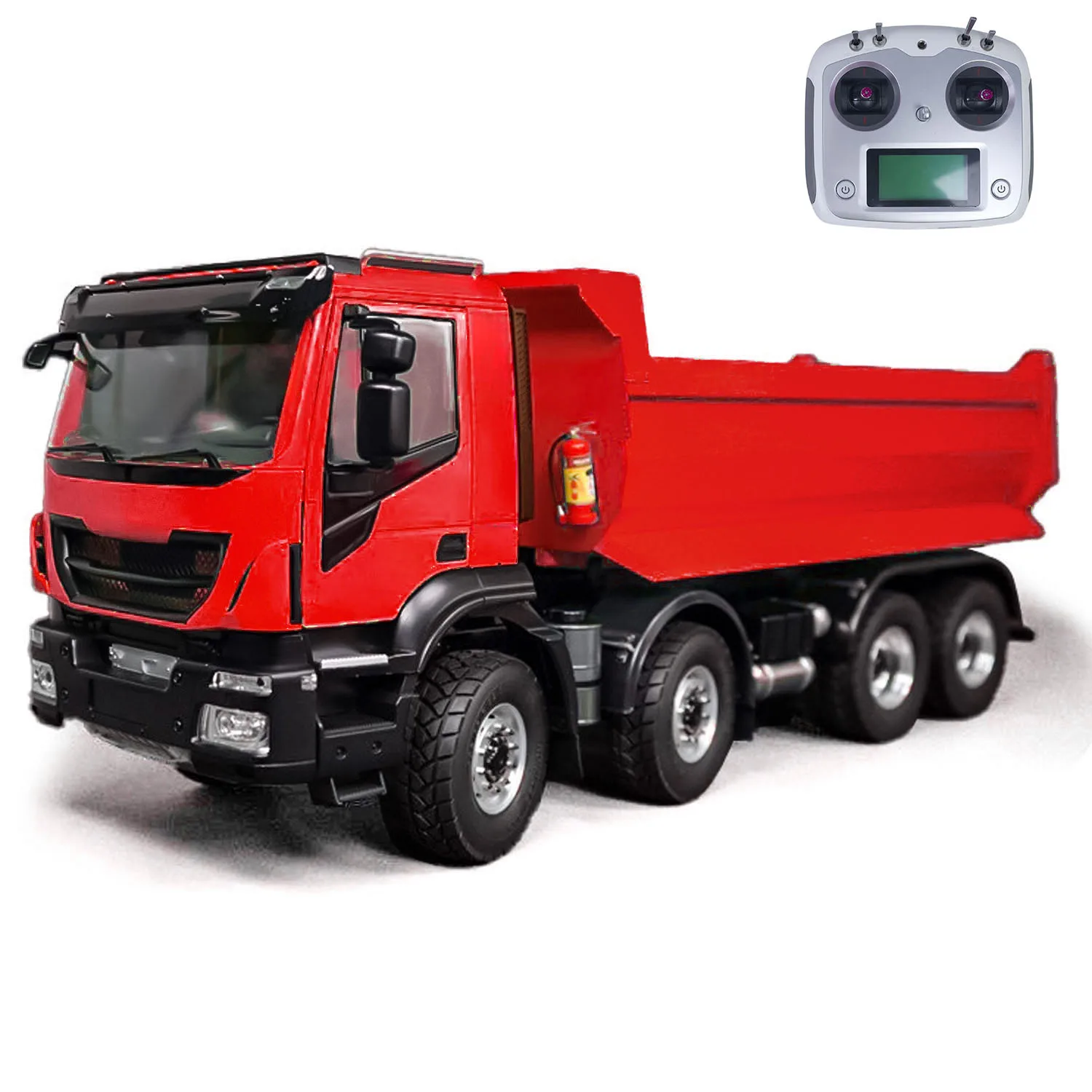 1/14 Metal 4x2 8x4 8x8 RC Hydraulic Dump Truck 2-speed Radio Control Tipper Cars TOUCAN HOBBY Sound Finished Boys Toys Model