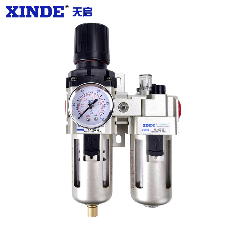 BFC-2000 3000 4000 1/4 3/8 1/2 Air Filter Pressure Regulator Valve Lubricator Pneumatic Compressor Oil Water Separator