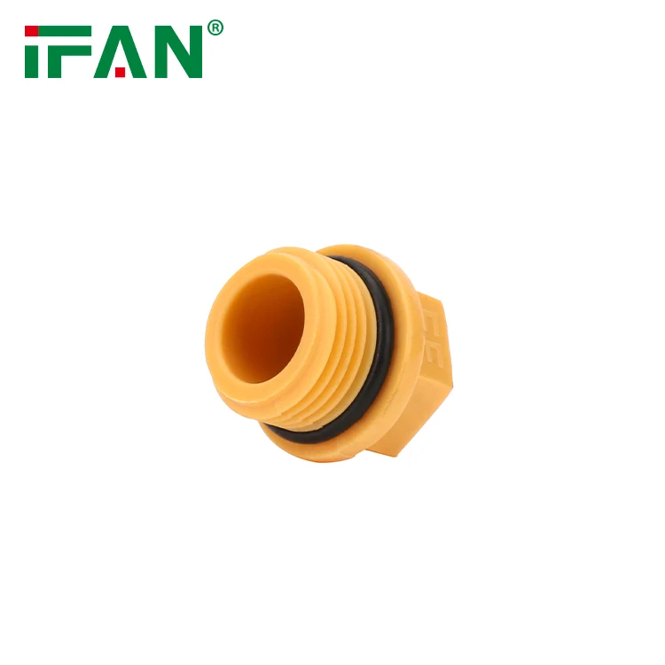 IFAN Hitze EN 15874 Factory Wholesale PPR Pipe Fitting Customized Polypropylene Plumbing Materials Male Plug PPR Fittings