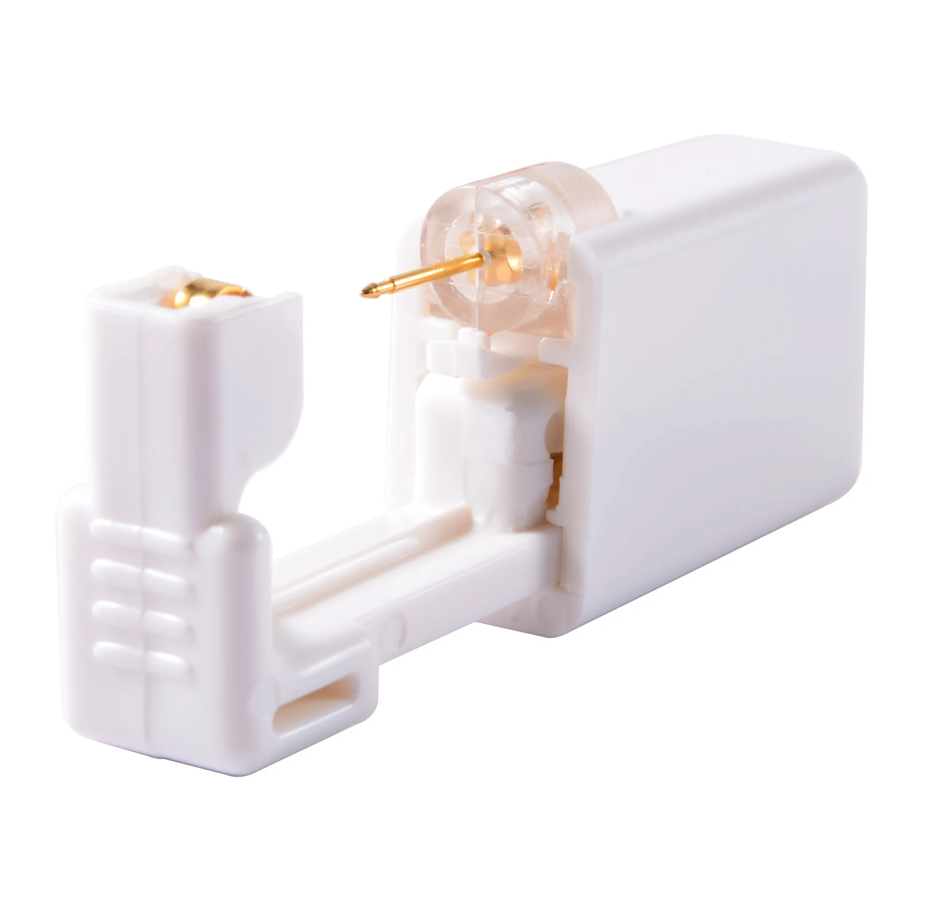 Disposable Self Ear Piercer Hypoallergenic Ear Piercing Tool Including CZ Stainless Steel Earring Studs Safety Ear Piercing Gun