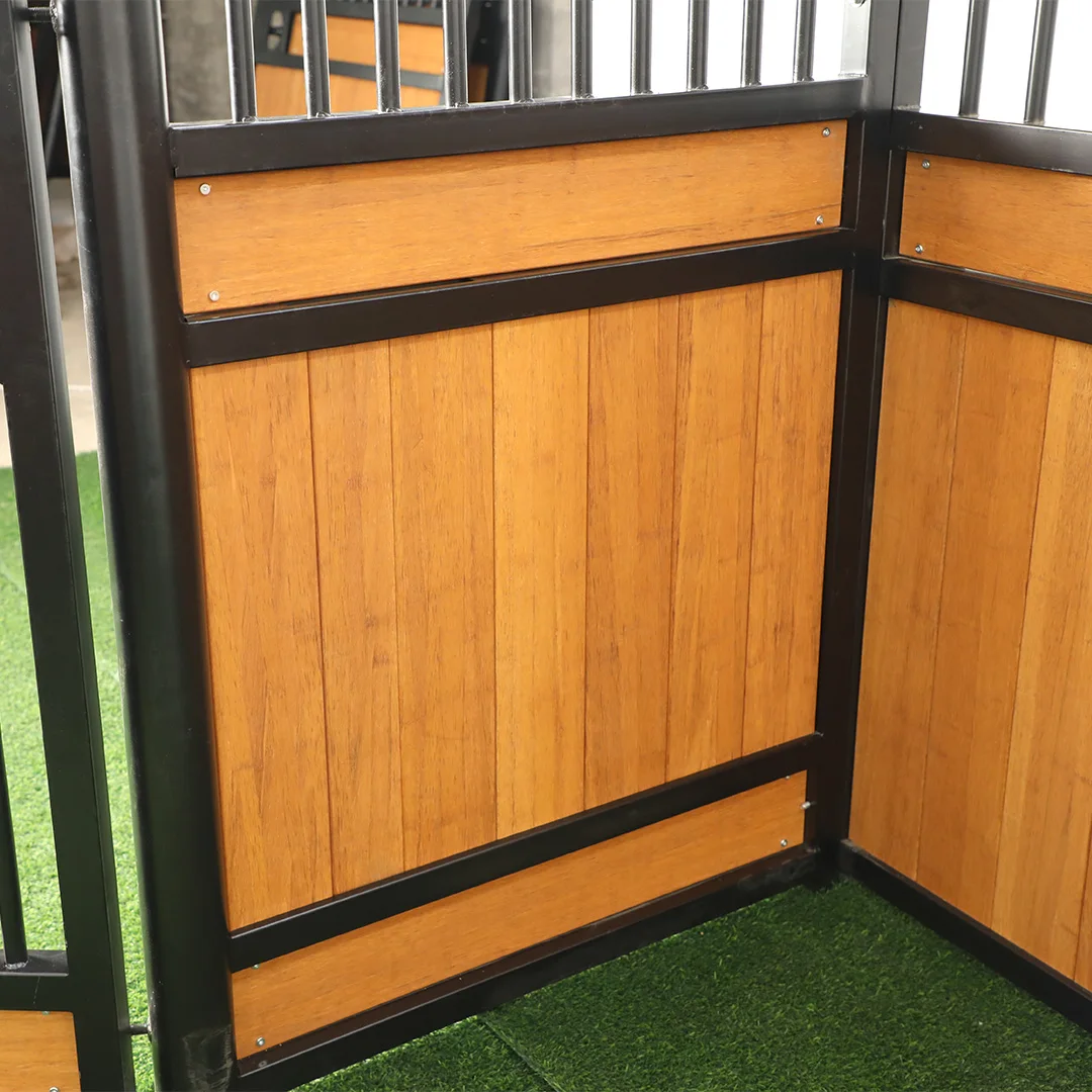 Hot Sale Europe Professional Style Horse Stables 3m 3.5m 3.6m 4m Hot-Dip Galvanised Horse Stable Planks Bamboo