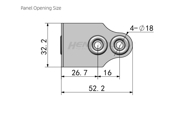 Four-Hole Clamp With Rivet Protectors Linen plum blossom right angle code steel corner code