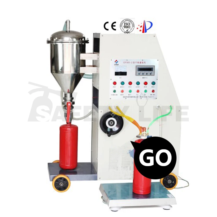 Fire extinguisher hydrostatic testing machine/dry chemical fire extinguisher filling machine
