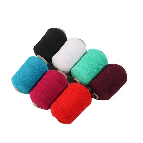 China manufacture high elastic rubber thread  110#/75/75  latex rubber covered polyester yarn